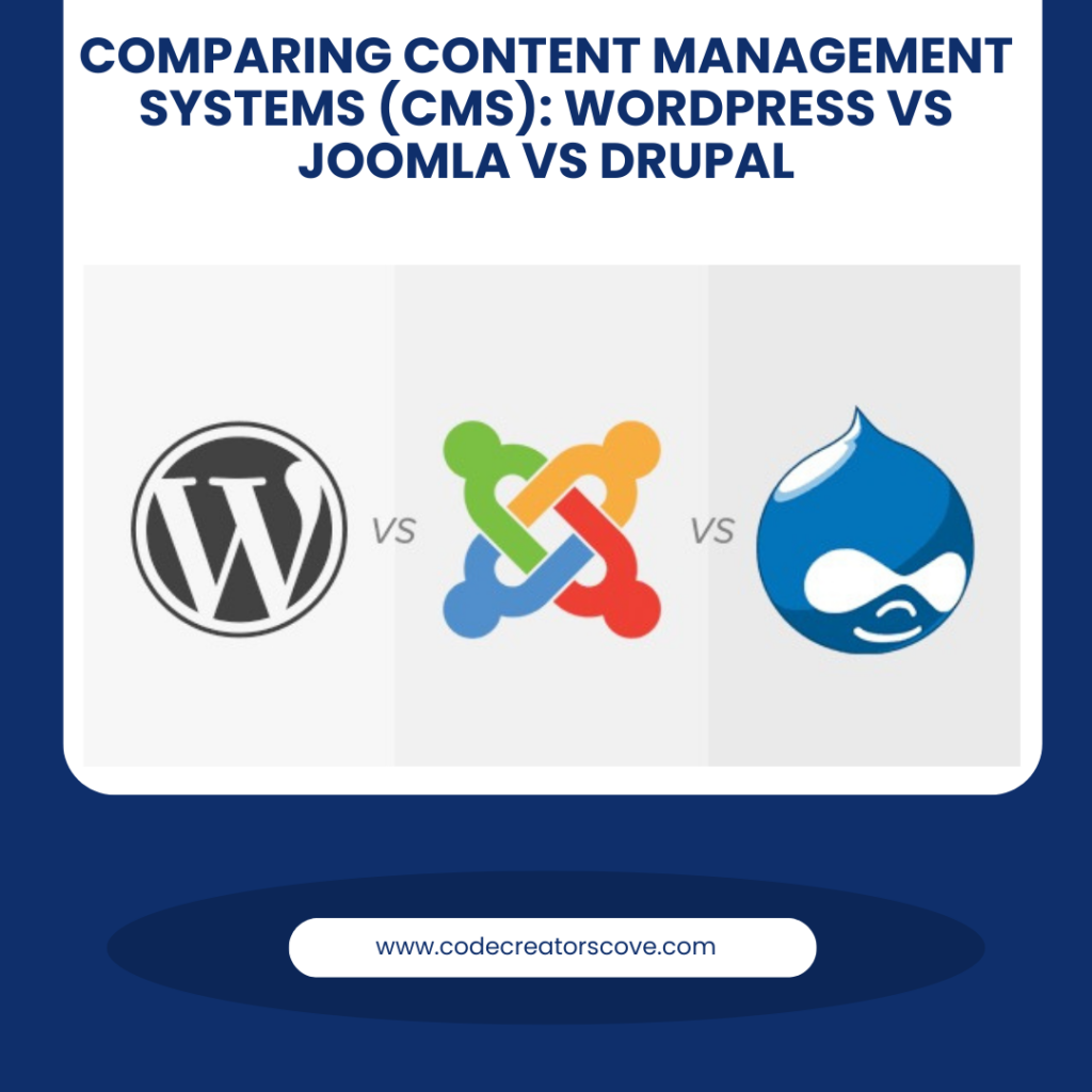 Comparing Content Management Systems (CMS)-WordPress vs Joomla vs Drupal