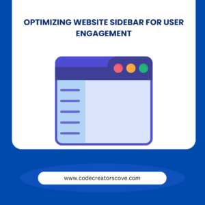 Optimizing Website Sidebar for User Engagement